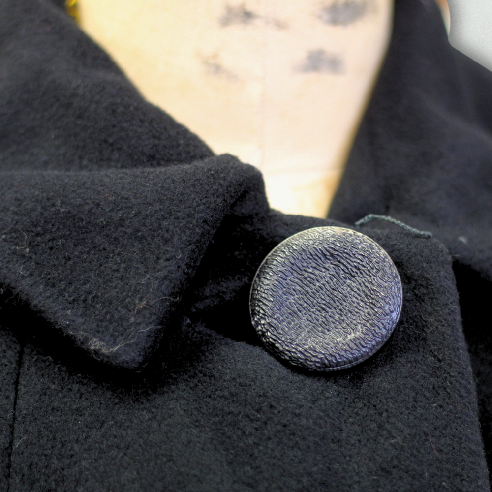 1950's Pure Cashmere Black Swing Coat — Vintage Frills