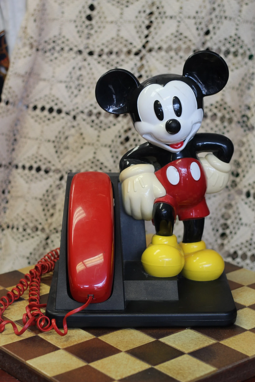 Vintage 1980's AT&T Mickey Mouse Landline Phone — Vintage Frills