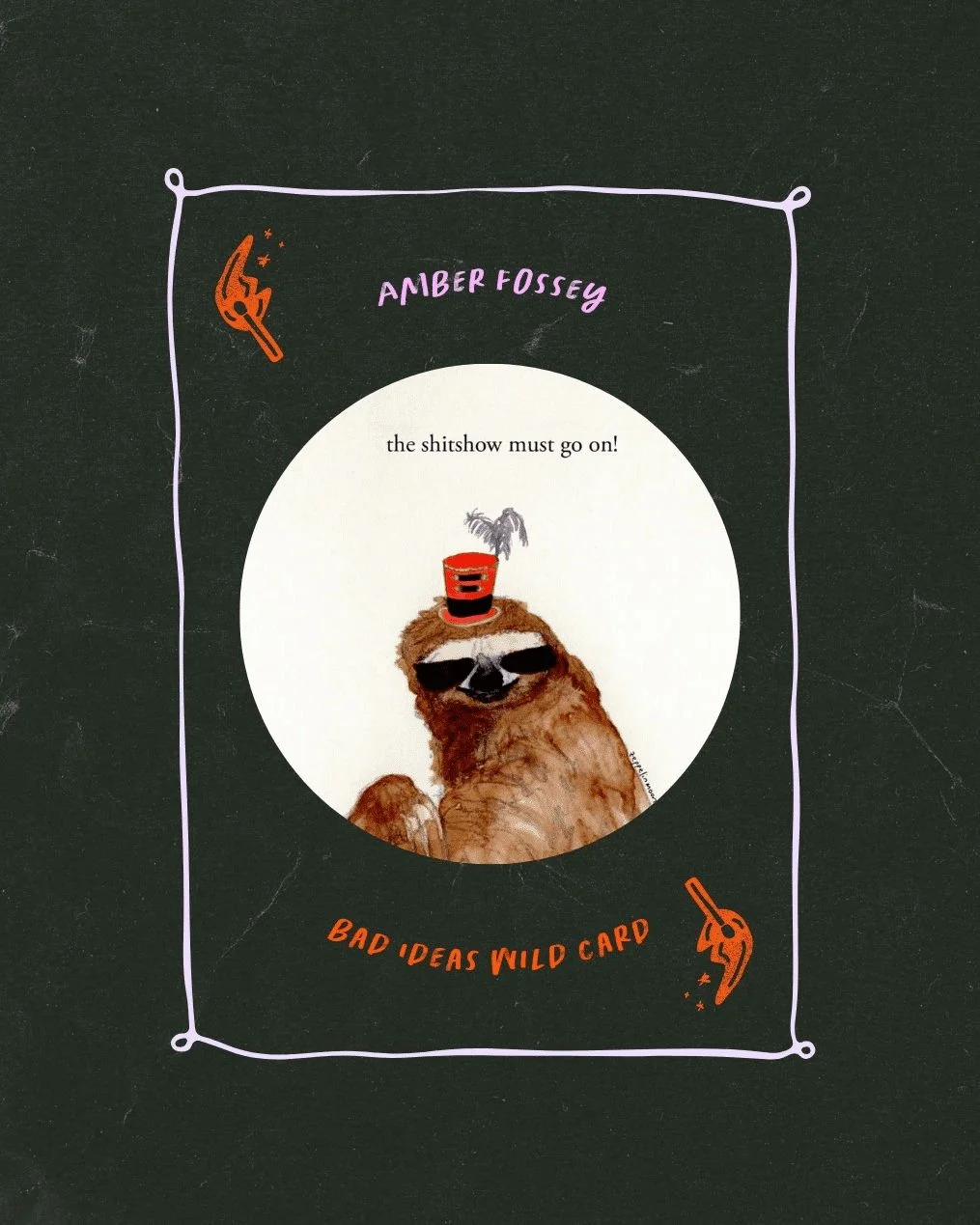 Amber Fossey of @zeppelinmoon spent 12 years as a forensic psychiatrist, working in prisons and high-security hospitals. It was a respectable career, but it was also heavy as hell.

She made a Wild Card move: she traded her stethoscope for watercolor