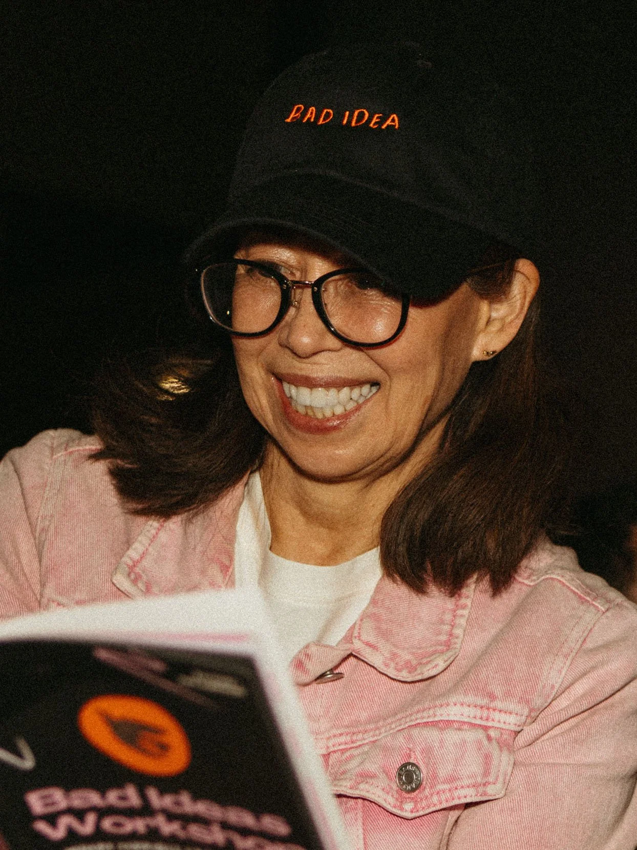 BAD IDEA embroidered cap
