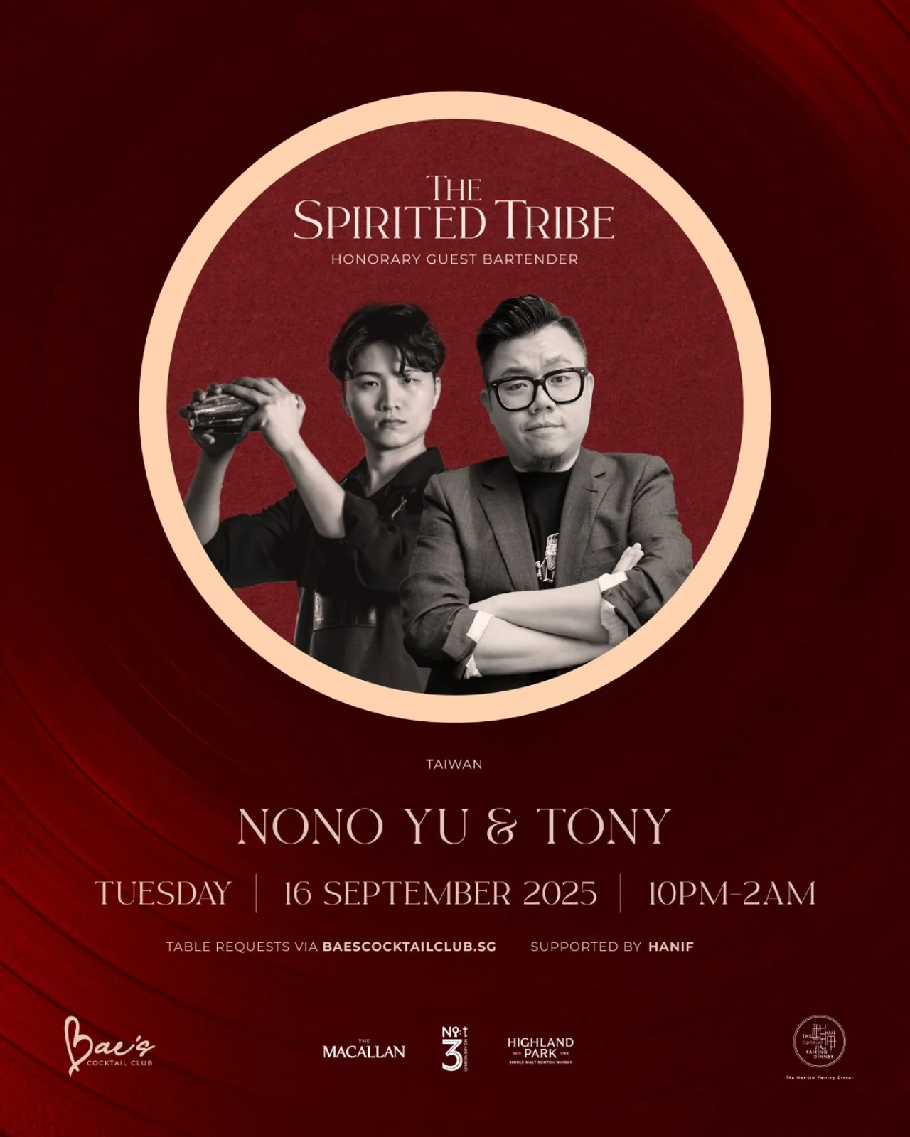 The Spirited Tribe: The Curator Bar | Han-Jia Pairing Dinner