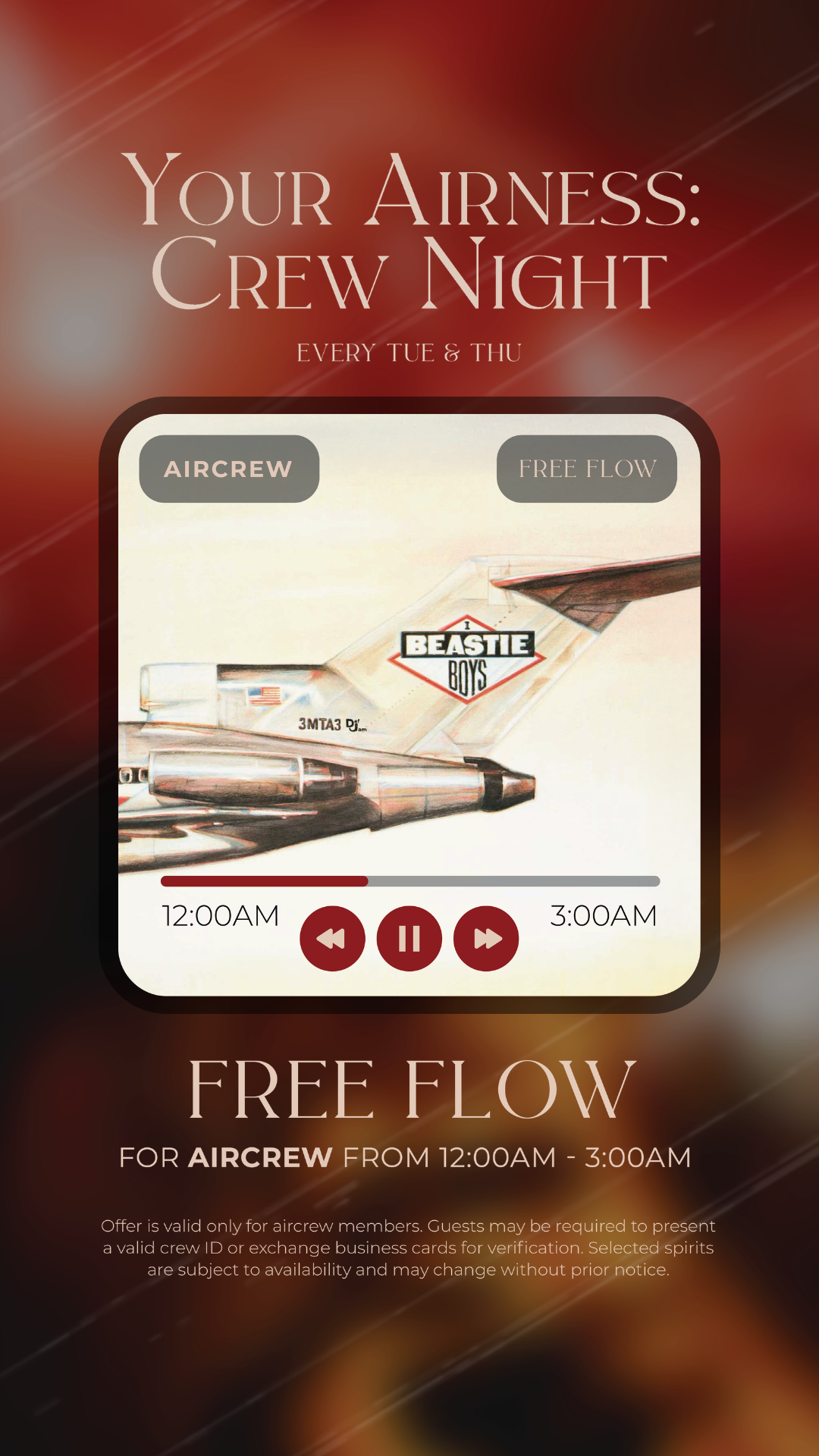 Your Airness: Crew Night