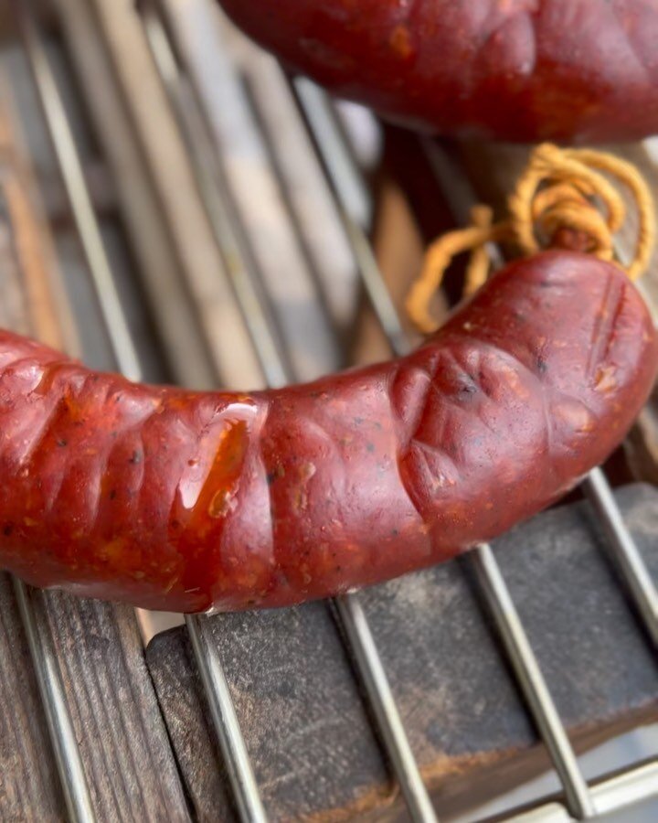 SMOKED PORK &amp; BEEF LONGGANISA 

Filipino style pork and beef garlic sausage. There are different regional varieties of pork longganisa throughout the Philippines. Our longganisa is definitely not authentic by any means but this is just the longga