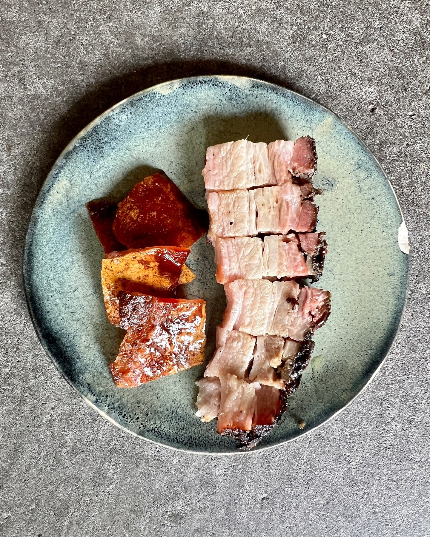 We&rsquo;re 9 days away from our Balinese/Indonesian BBQ pop up on August 24 &amp; 25 @thefarmersapprentice!

We&rsquo;re still testing out our Big Spice Belly and finding that sweet balance of smoke, spice, and hopefully, crispiness. 

I have faith 
