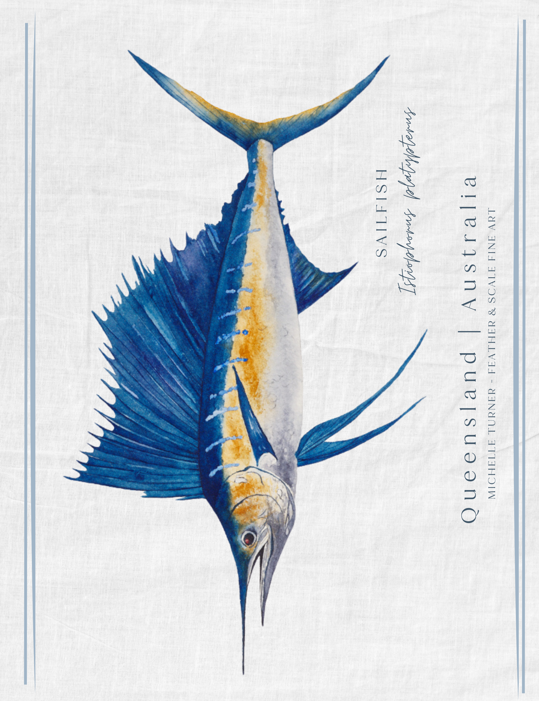 Tea Towel | Sail Fish