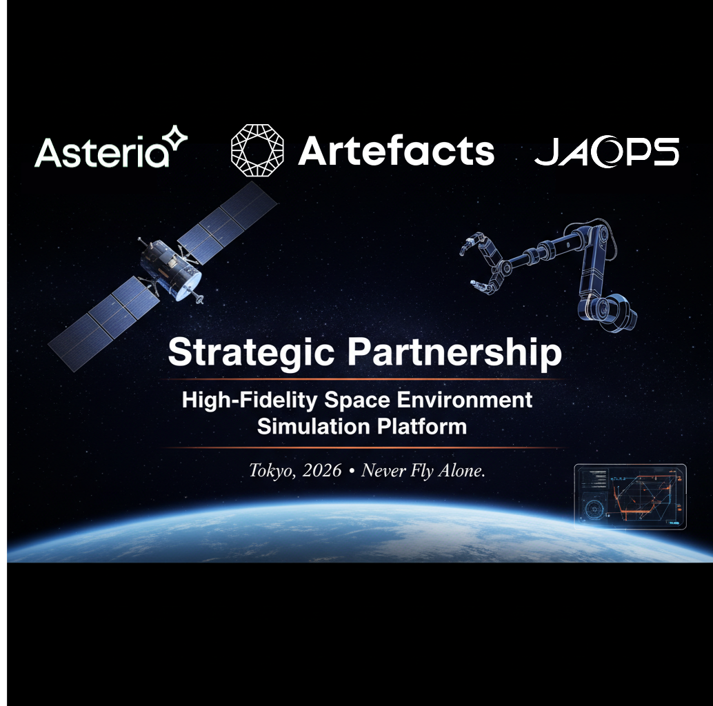 Asteria ART and Space Operations Software Developer JAOPS Announce Strategic Partnership To Develop High-Fidelity Space Environment Simulation Platform