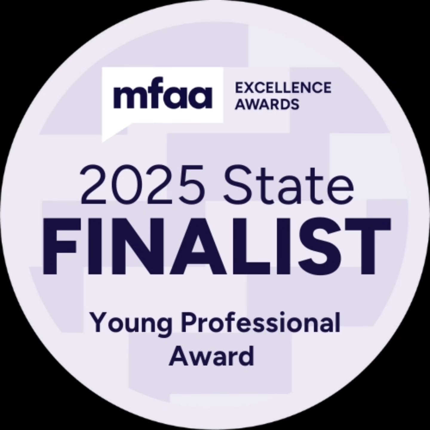 We have been named a Finalist in the Mortgage &amp; Finance Association of Australia (MFAA) State Excellence Awards 2025 for the Young Professional Award! Thank you for all your support! ❤️