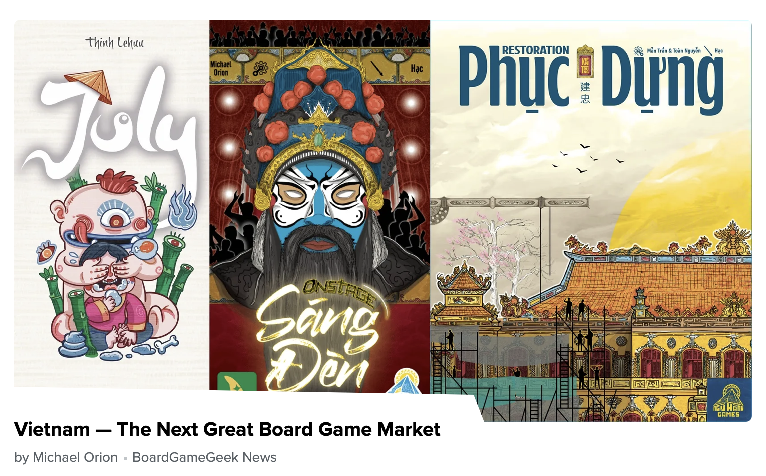 Vietnam — The Next Great Board Game Market