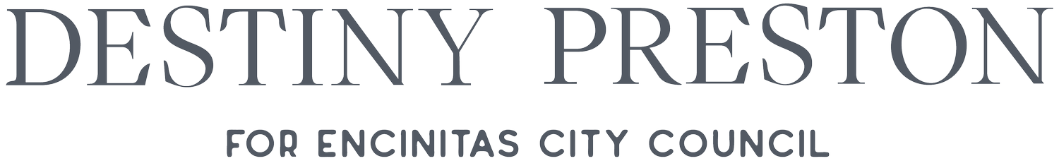 Destiny Preston for Encinitas City Council 