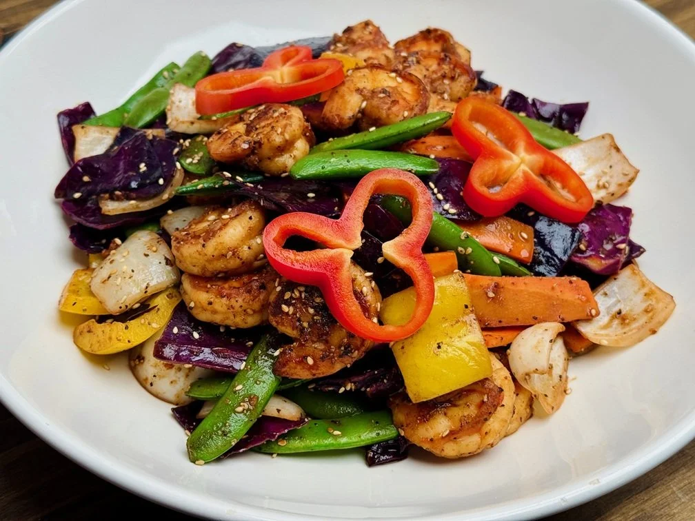 Shimp and Veggie Stir Fry