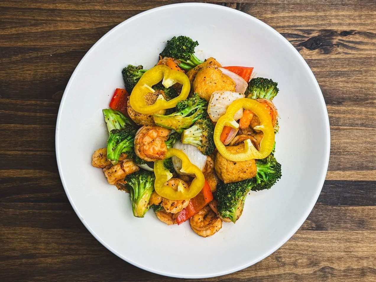 Shimp and broccoli Stir Fry