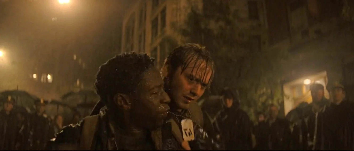 Ray and Pete comforting each other at end