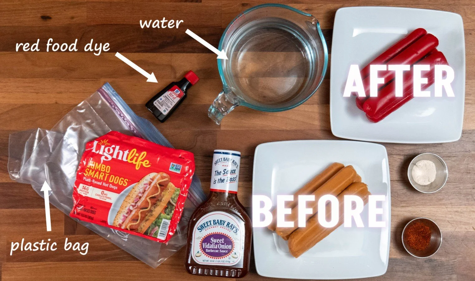 Red dye ingredients
