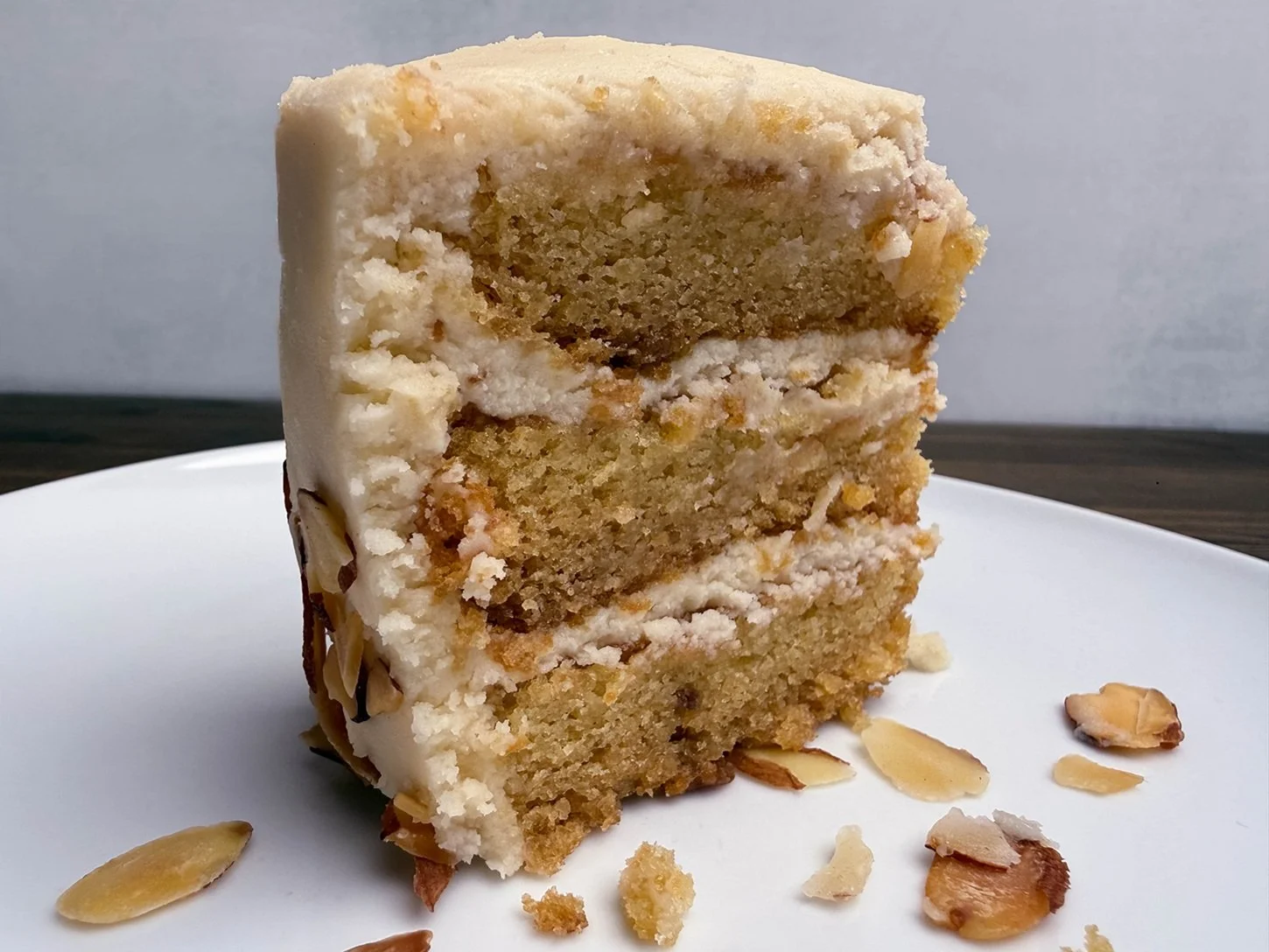 Almond Cake Slice