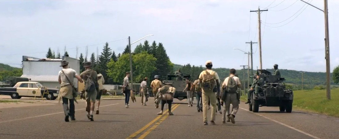 Character pooping in the street