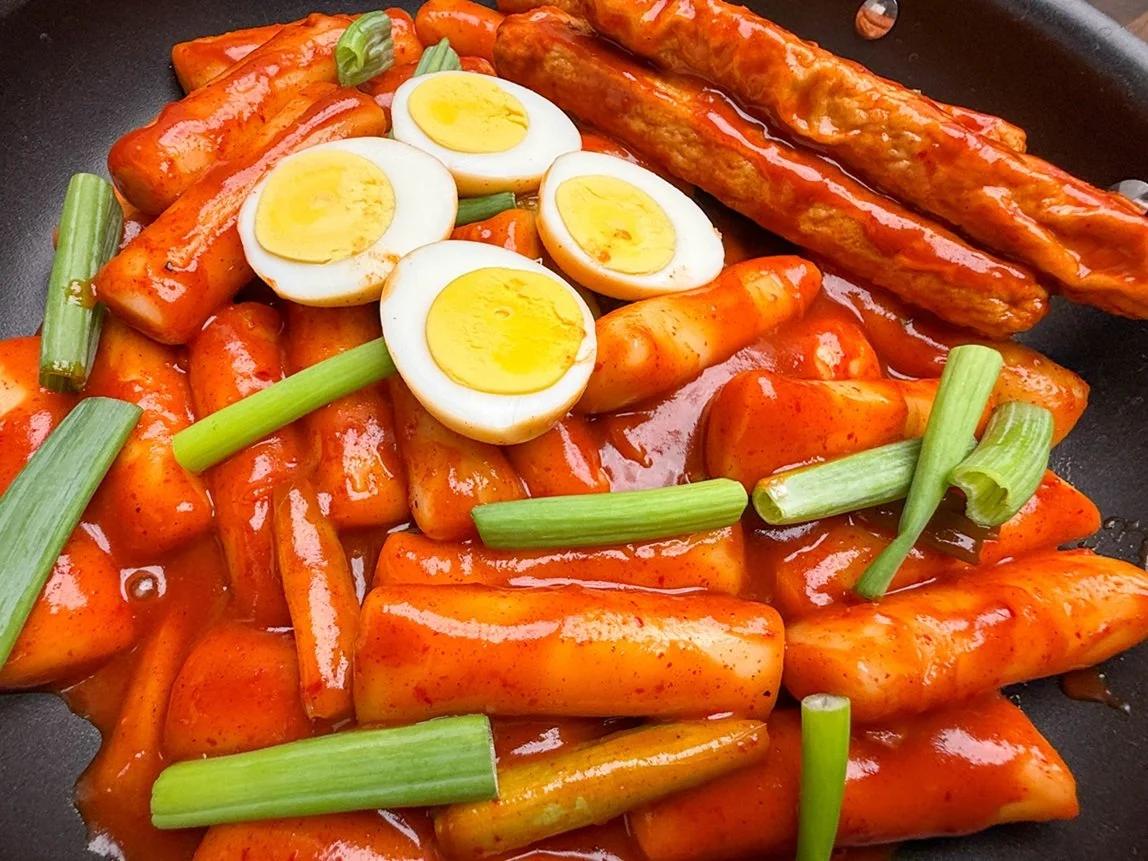 Tteokbokki close up