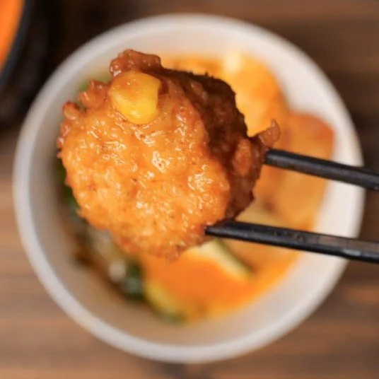 Shrimp ball on chock sticks
