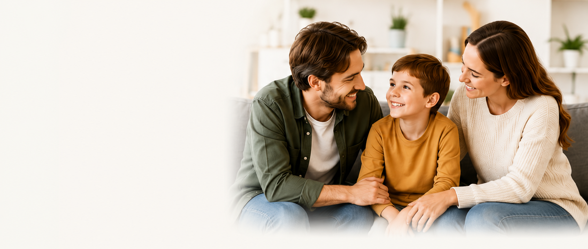 Parents and child building stronger family connections through counseling services in Woodinville, WA and East King County