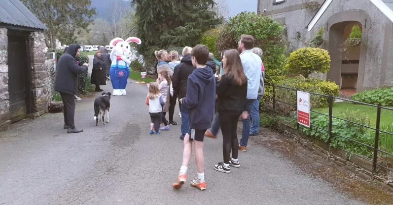 Happy Easter from us all at Pyscodlyn and a big thank you to the Easter Bunny and helpers for bringing big smiles to us and all the little ones here today ❤️