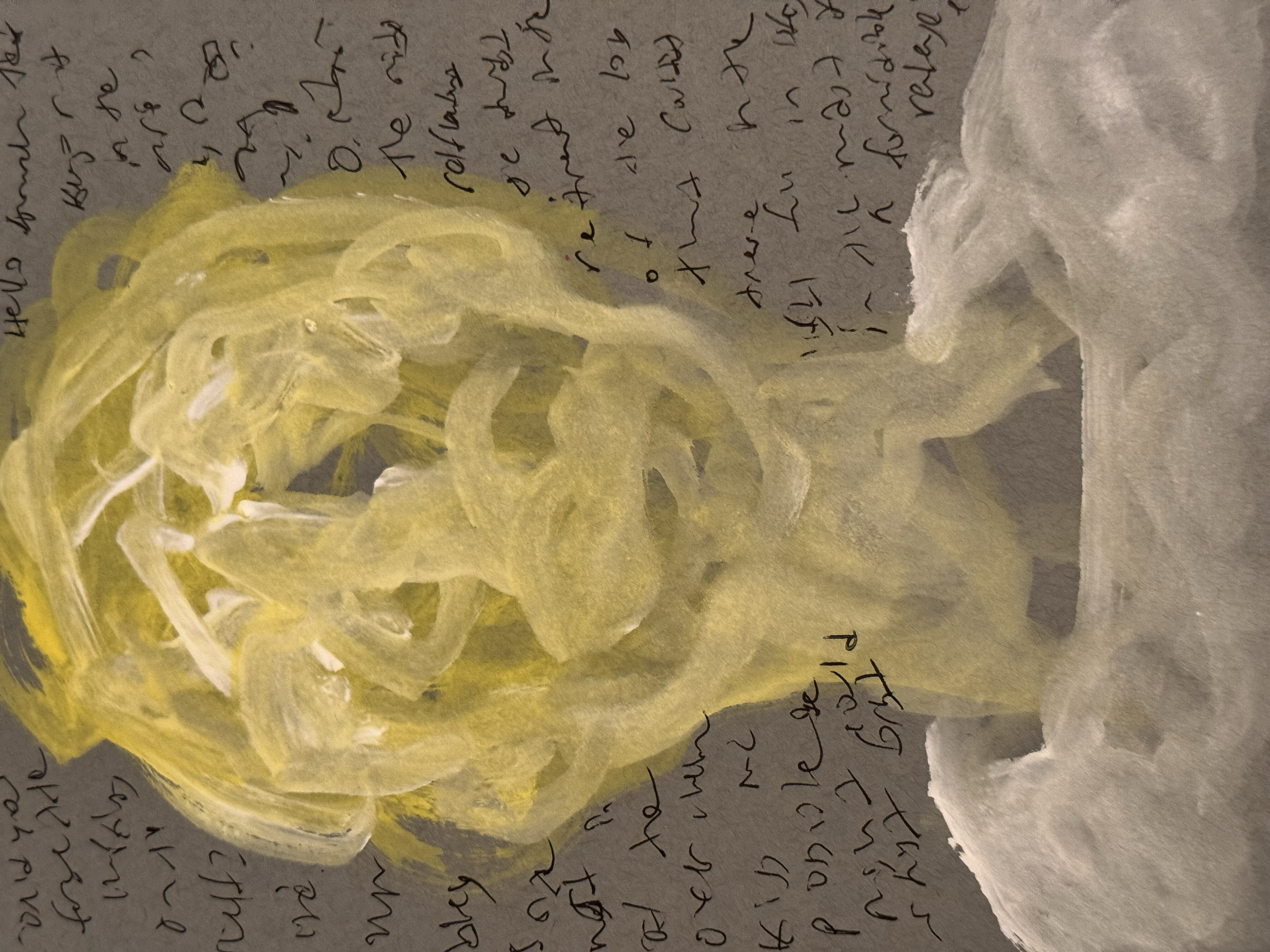 Front/Back  2025 Gouache on paper 6" x 8"