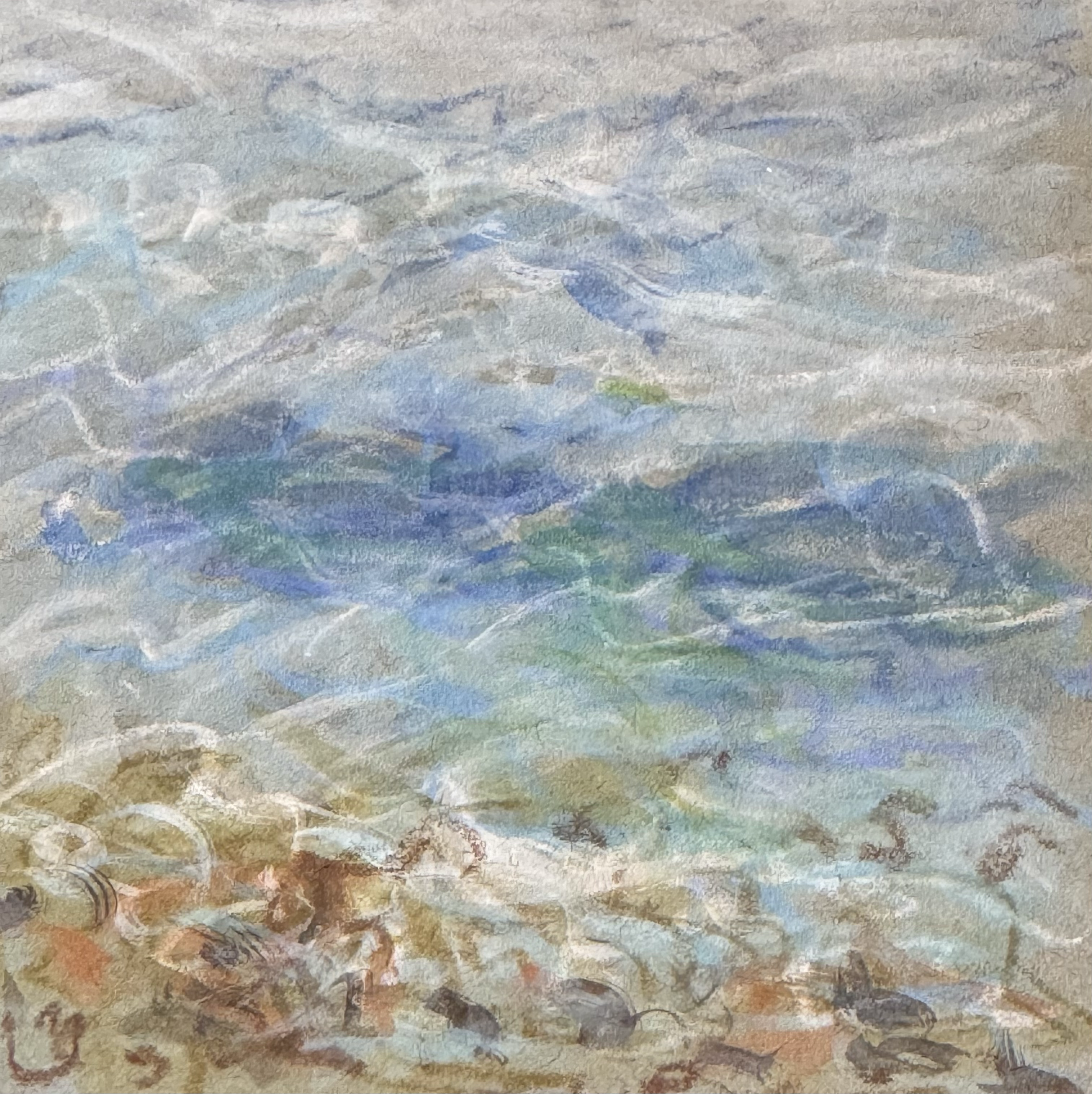 4" x 4" gouache on paper, 2025