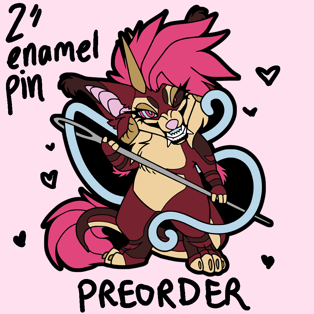 [PREORDER} Cerise Enamel Pin 2"