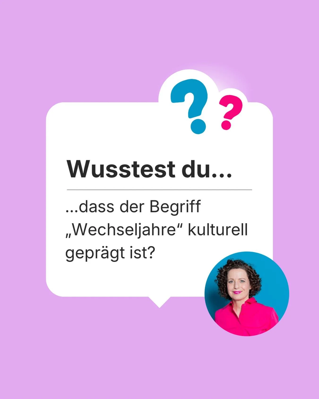 Wusstest du, dass der Begriff &bdquo;Wechseljahre&ldquo; kulturell gepr&auml;gt ist?

In vielen Kulturen wird diese Lebensphase nicht als Verlust erlebt, sondern als &Uuml;bergang in mehr Weisheit, Klarheit und innere Kraft.

In Japan spricht man tra
