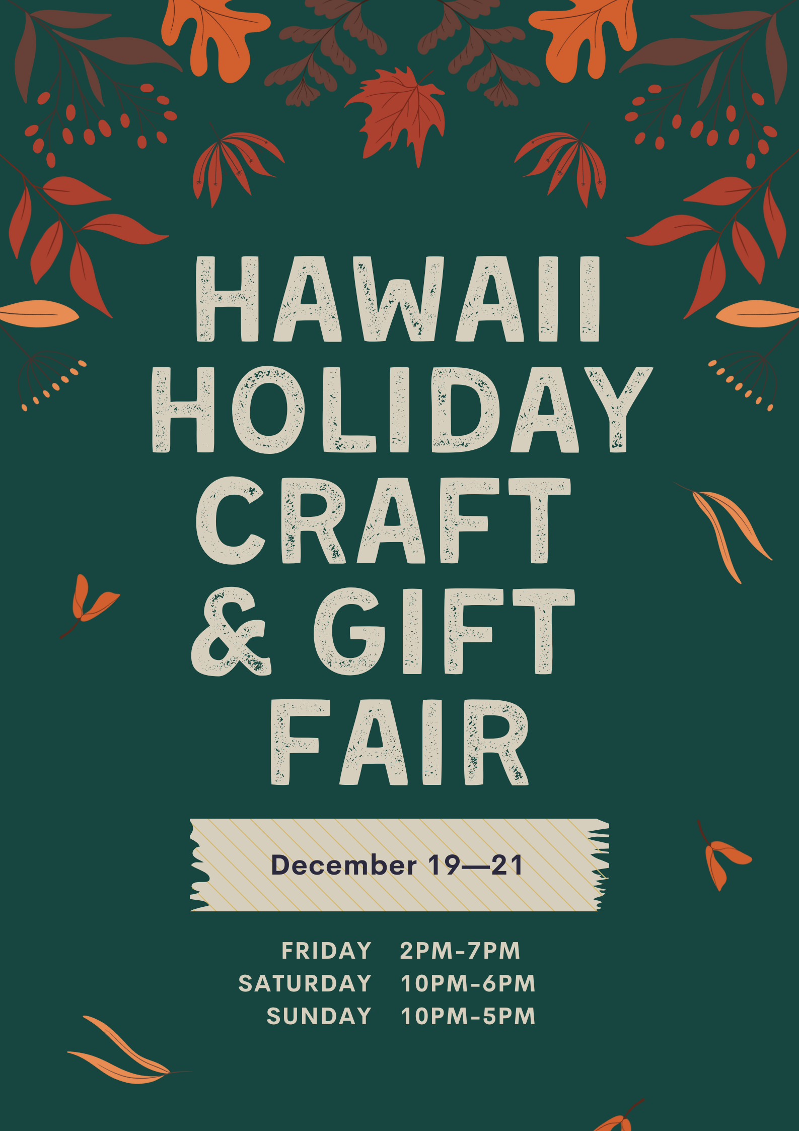 Hawaii Holiday Craft &amp; Gift Fair