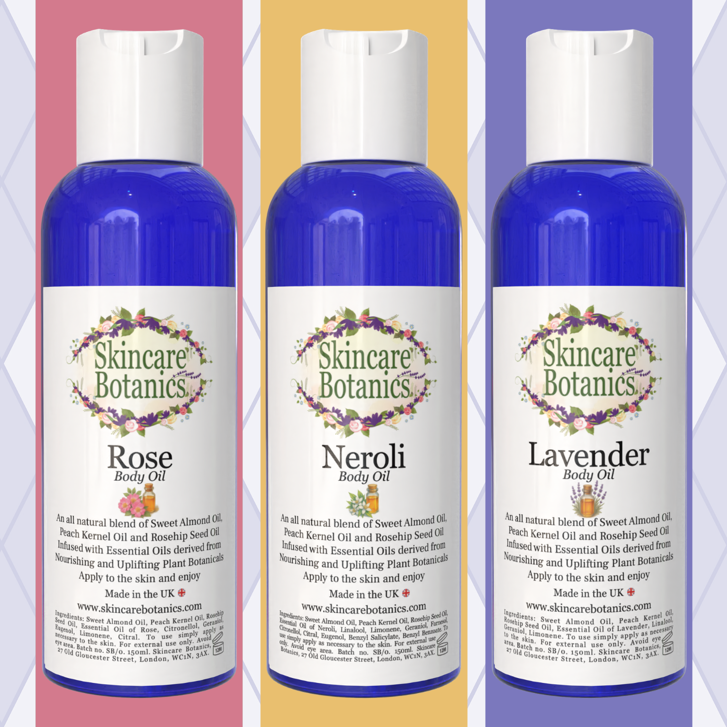 Body Oil 'Floral' Trio