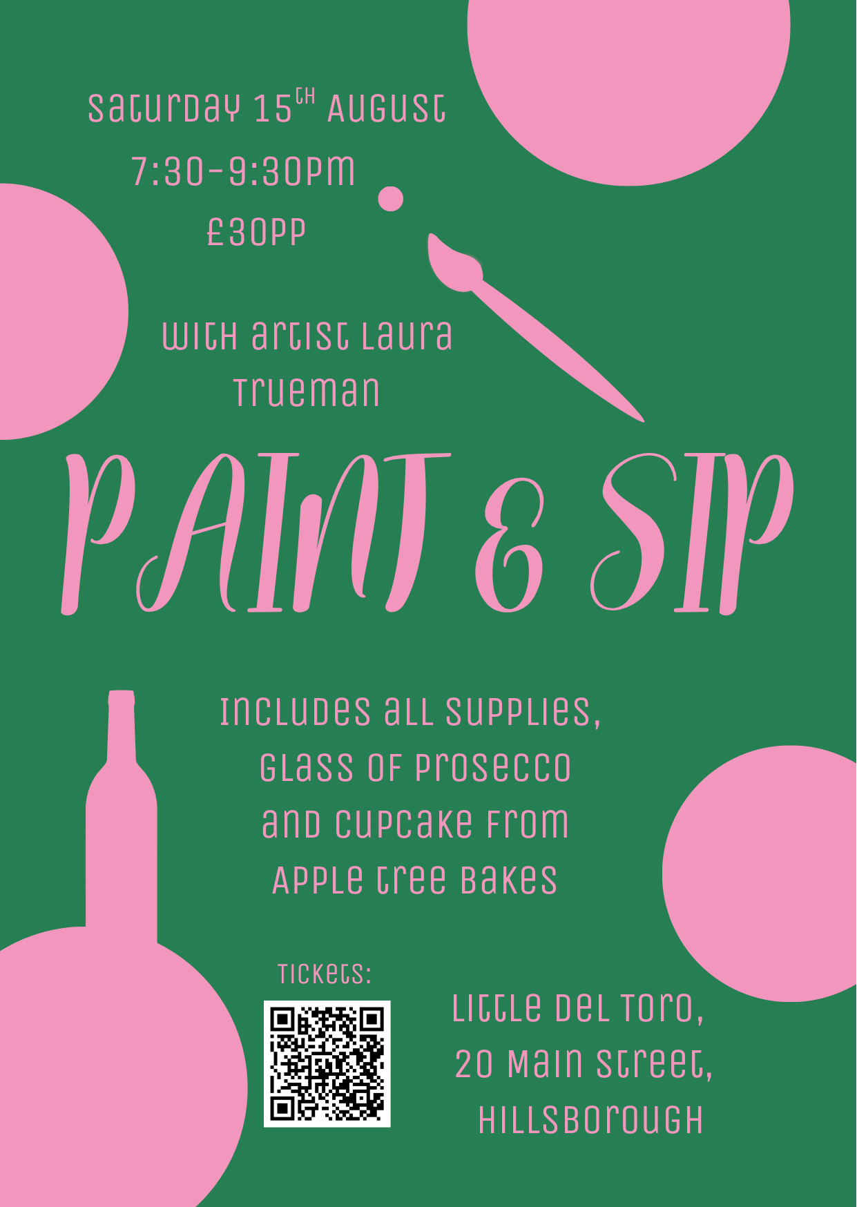 Paint and Sip at Little Del Toro