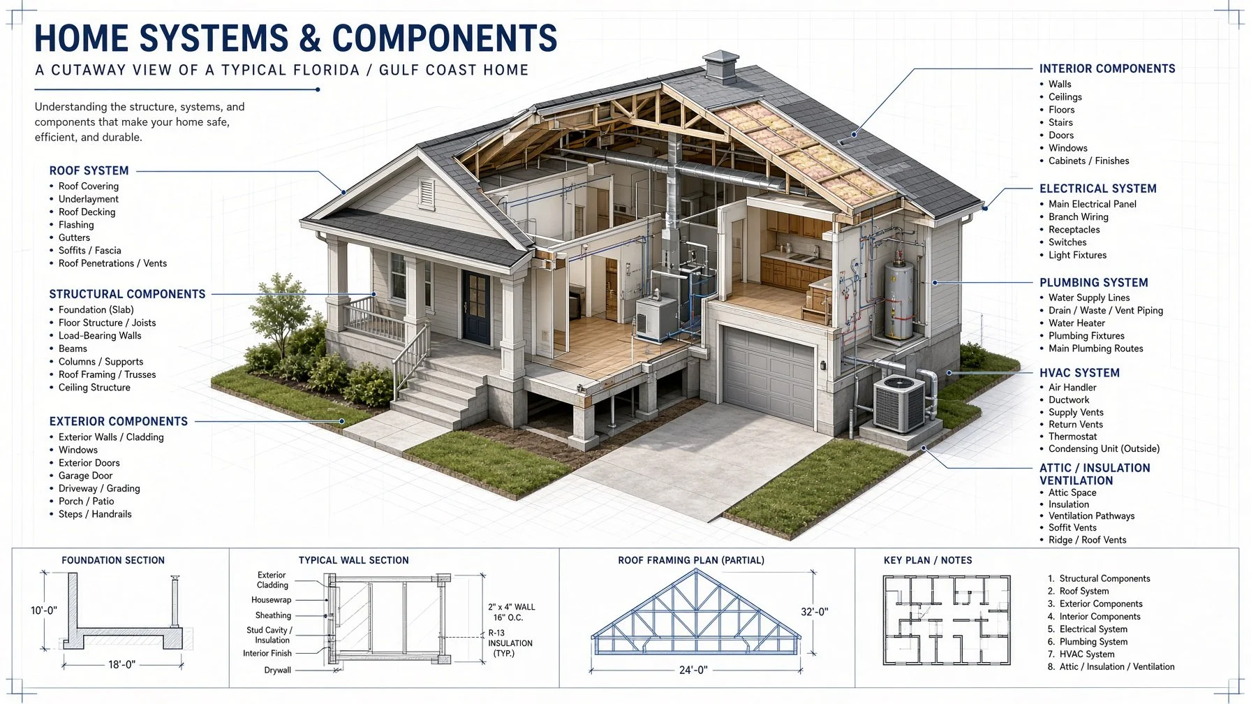 What is include in a home inspection in Niceville Florida