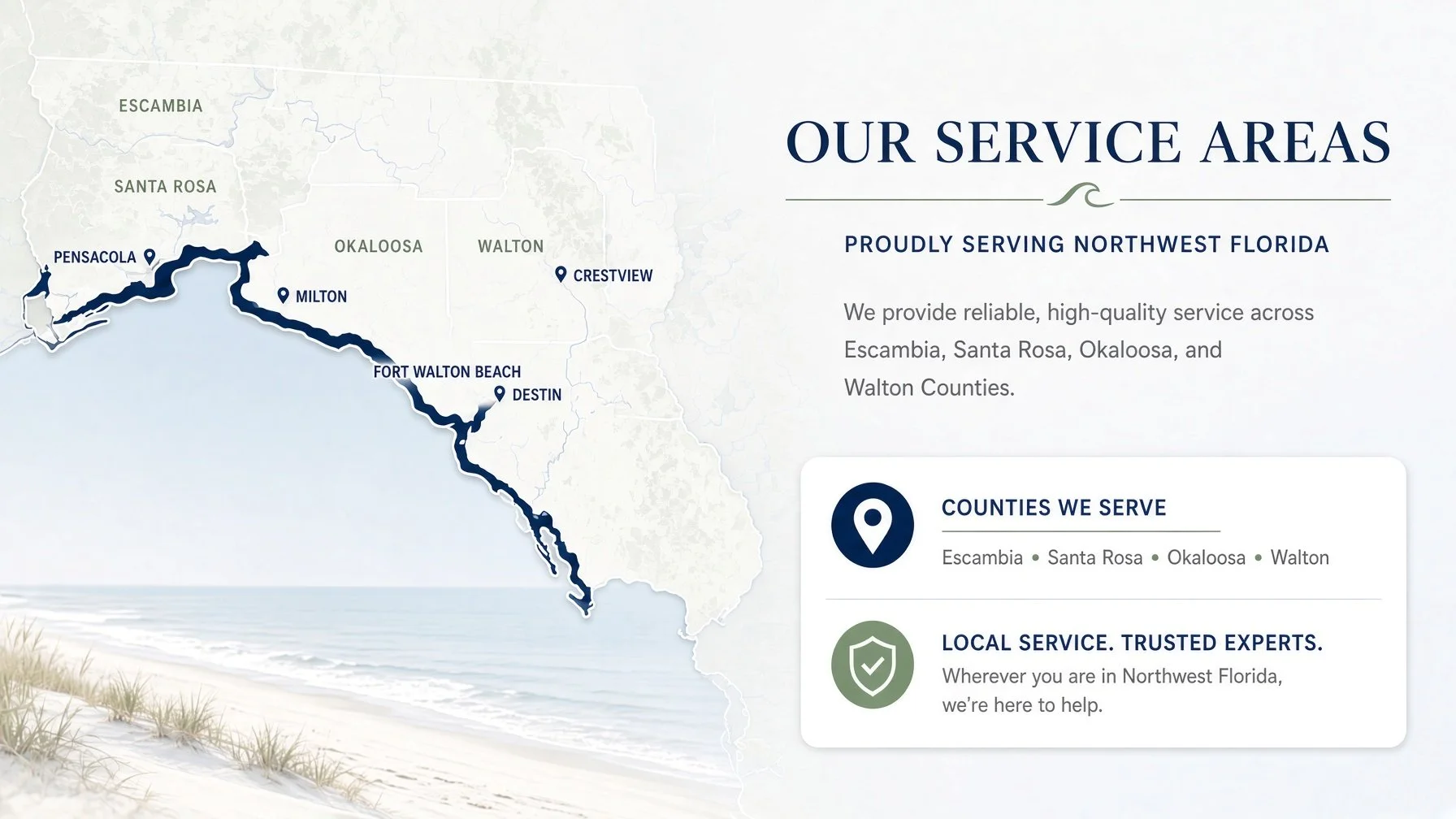 J. Gregory Home Inspections Service Area