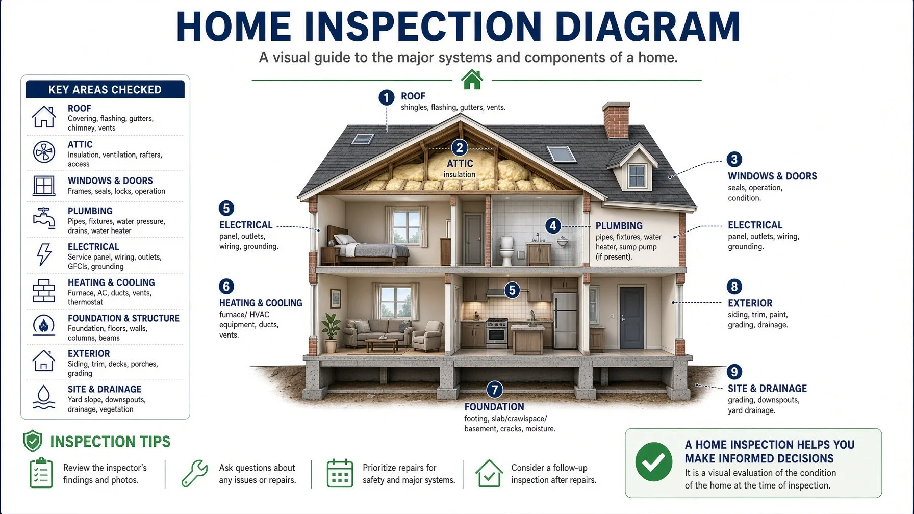 Common problems found during a home inspection in Pensacola, FL