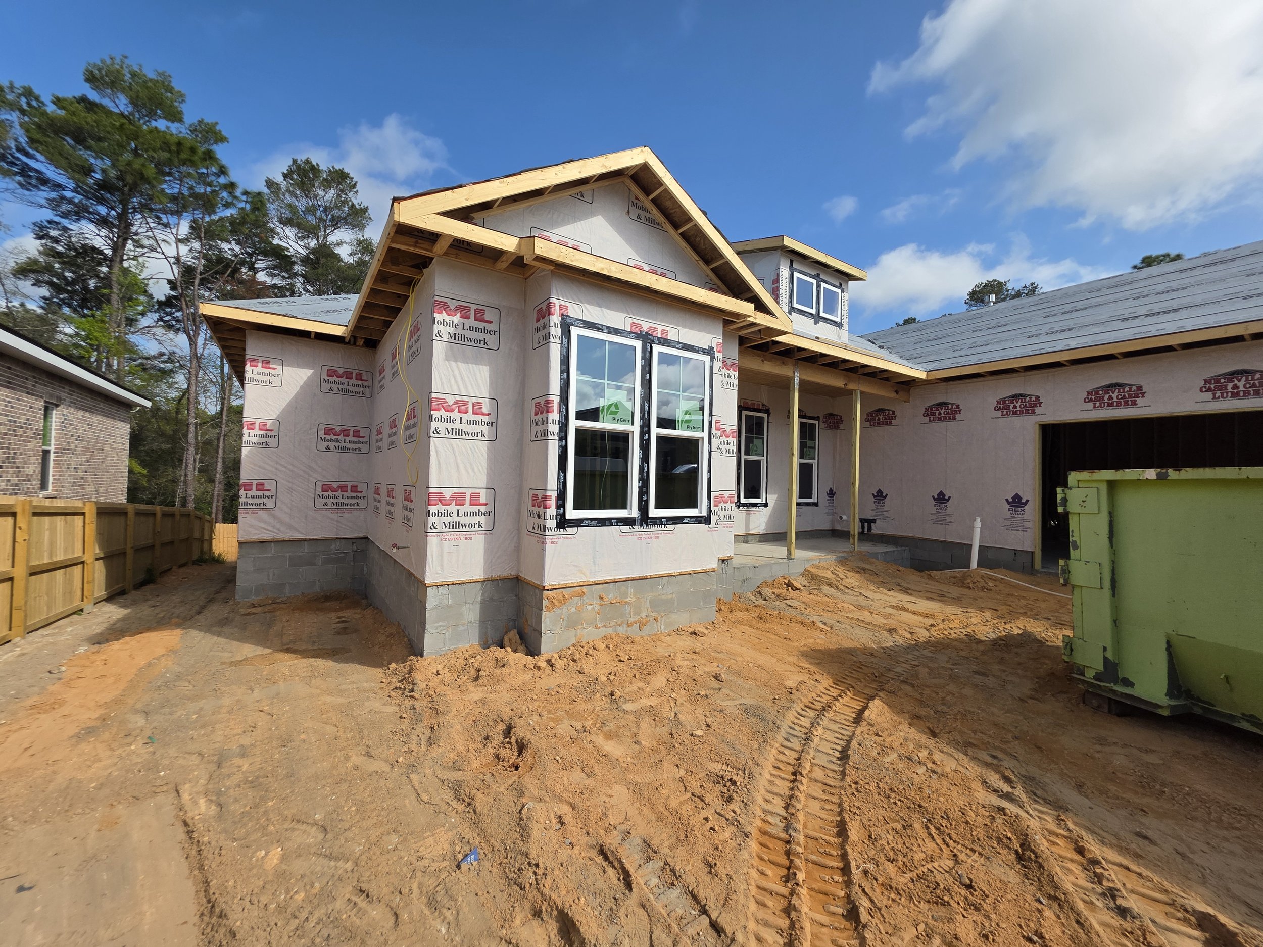 New construction inspections in Pensacola, Navarre, Milton, Pace, Crestview