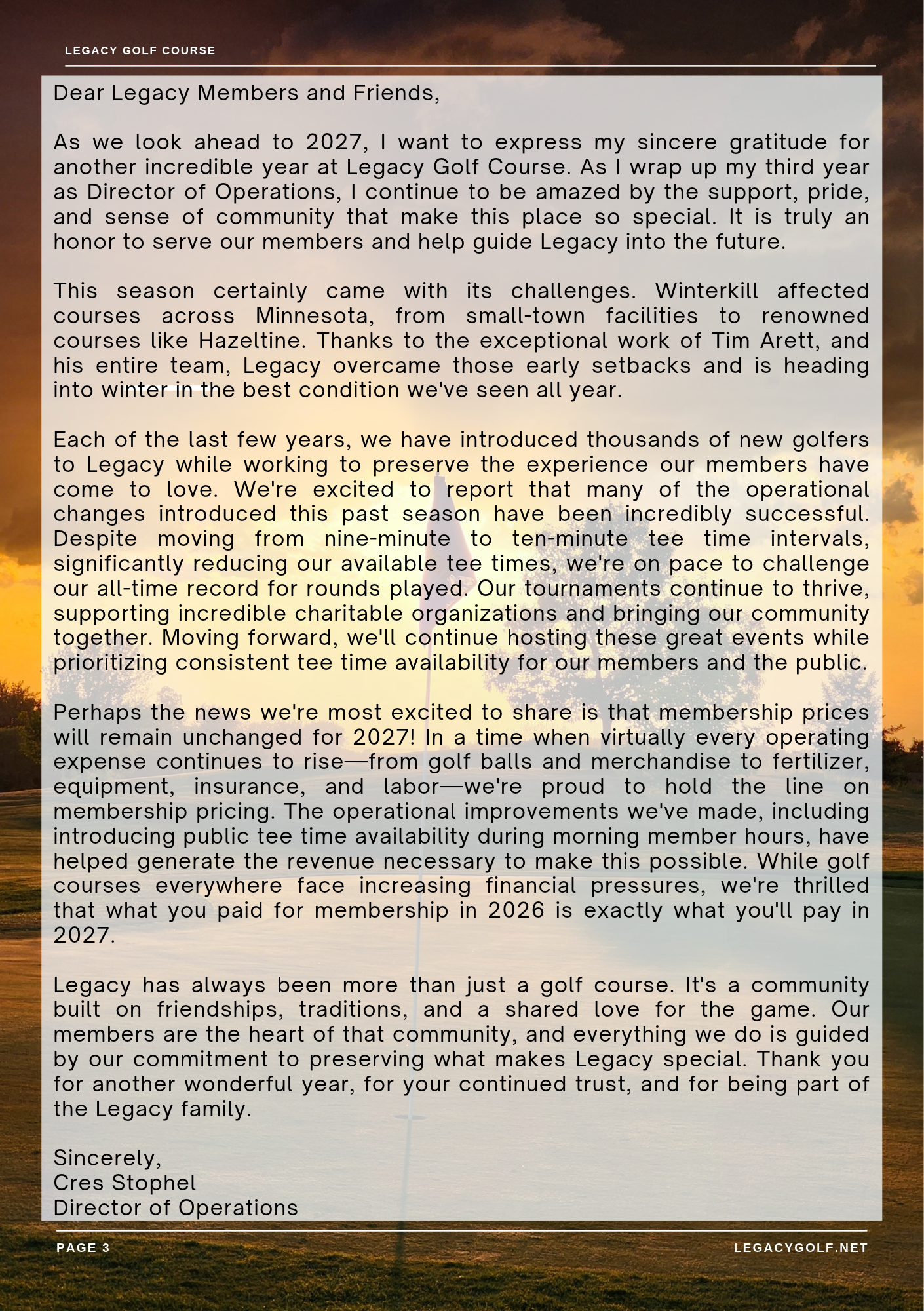 2026 Membership Packet | Join Today – Build Your Legacy — Legacy Golf ...
