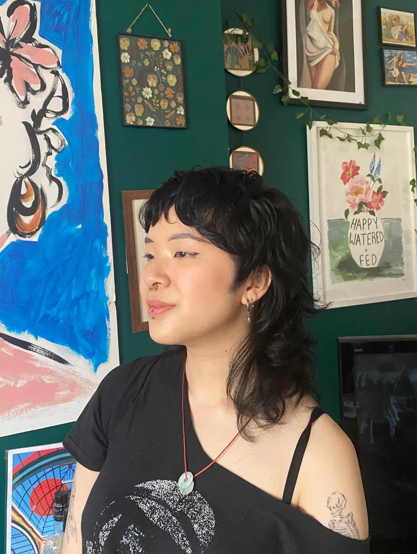 Soft wavy mullet ✨