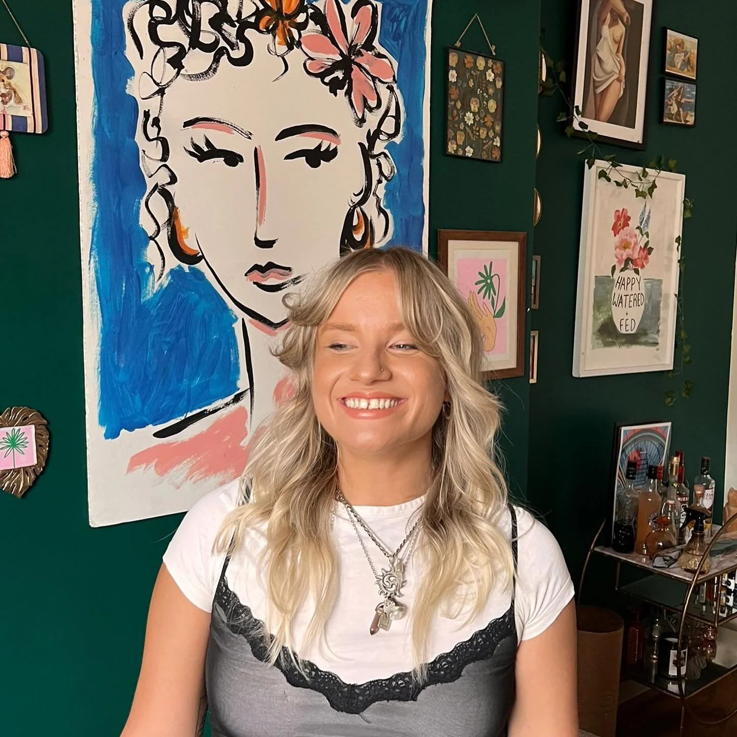 Before ➡️ After ✨ A fresh cool-toned blonde with soft ashy roots &mdash; the perfect refresh. Always love catching up with this beauty, we have the best time in the chair