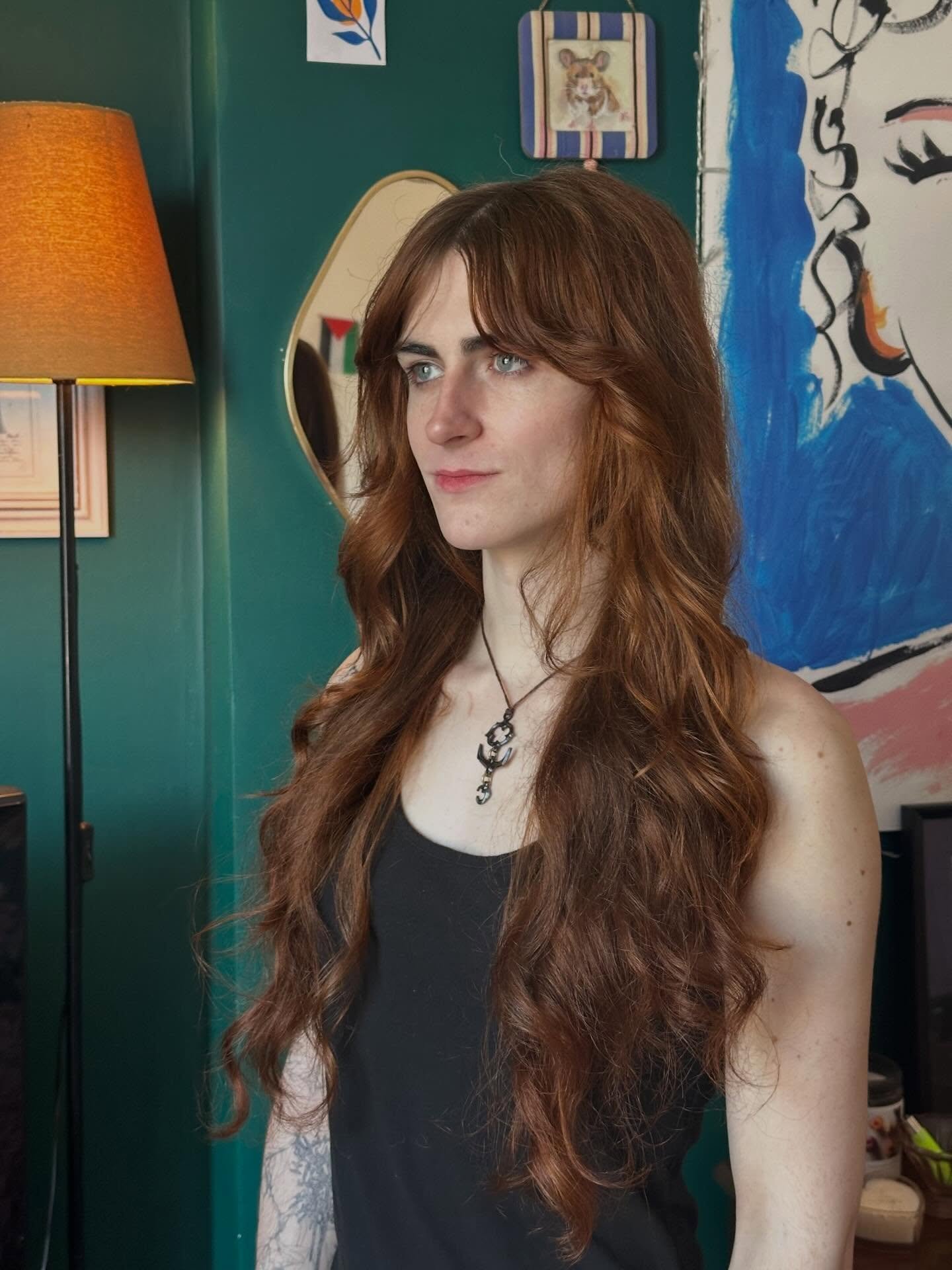 The hair envy I feel towards this babe is not healthy 🥲