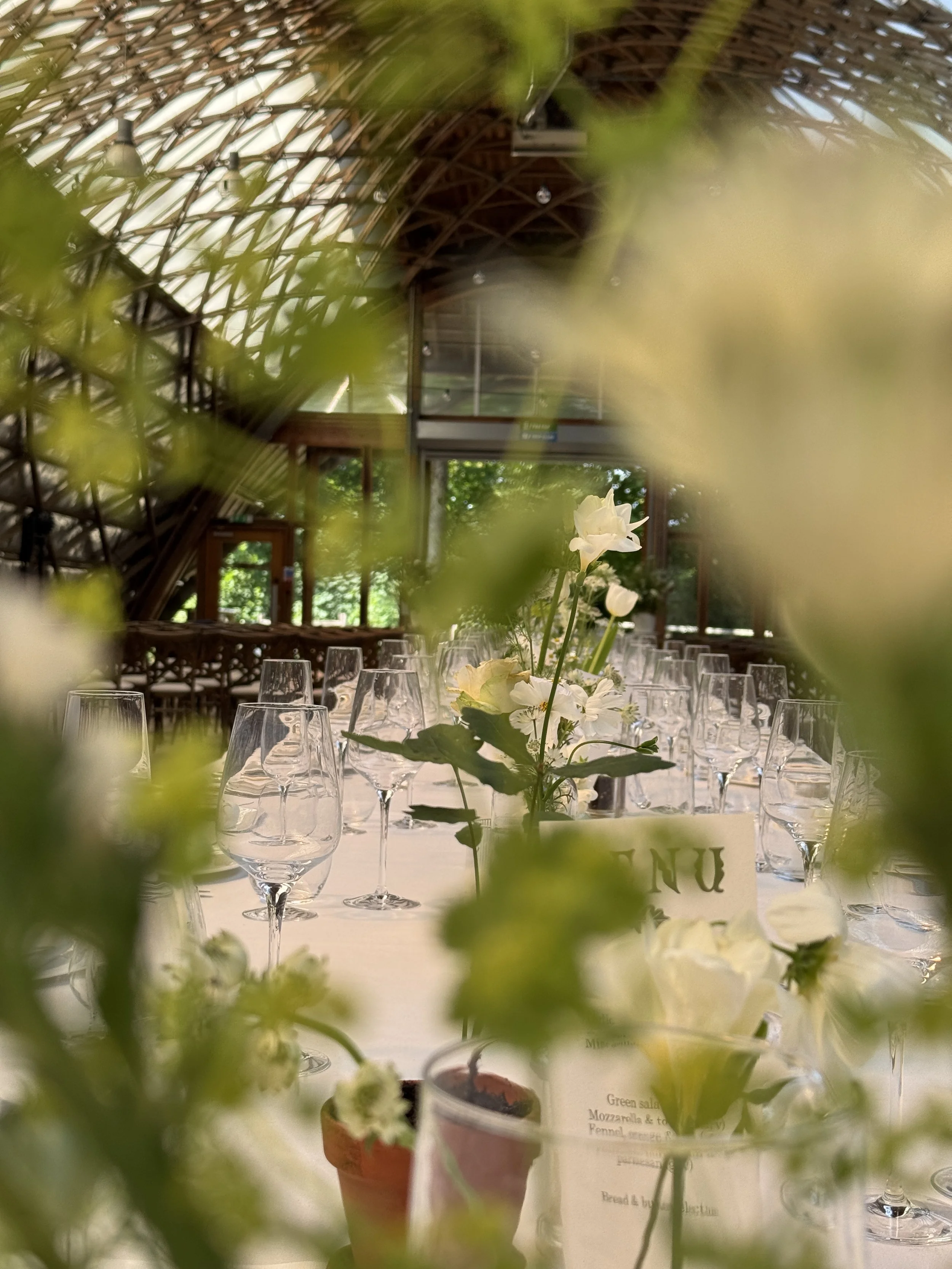 Beautiful tablescaping at the Weald and Downland museum
