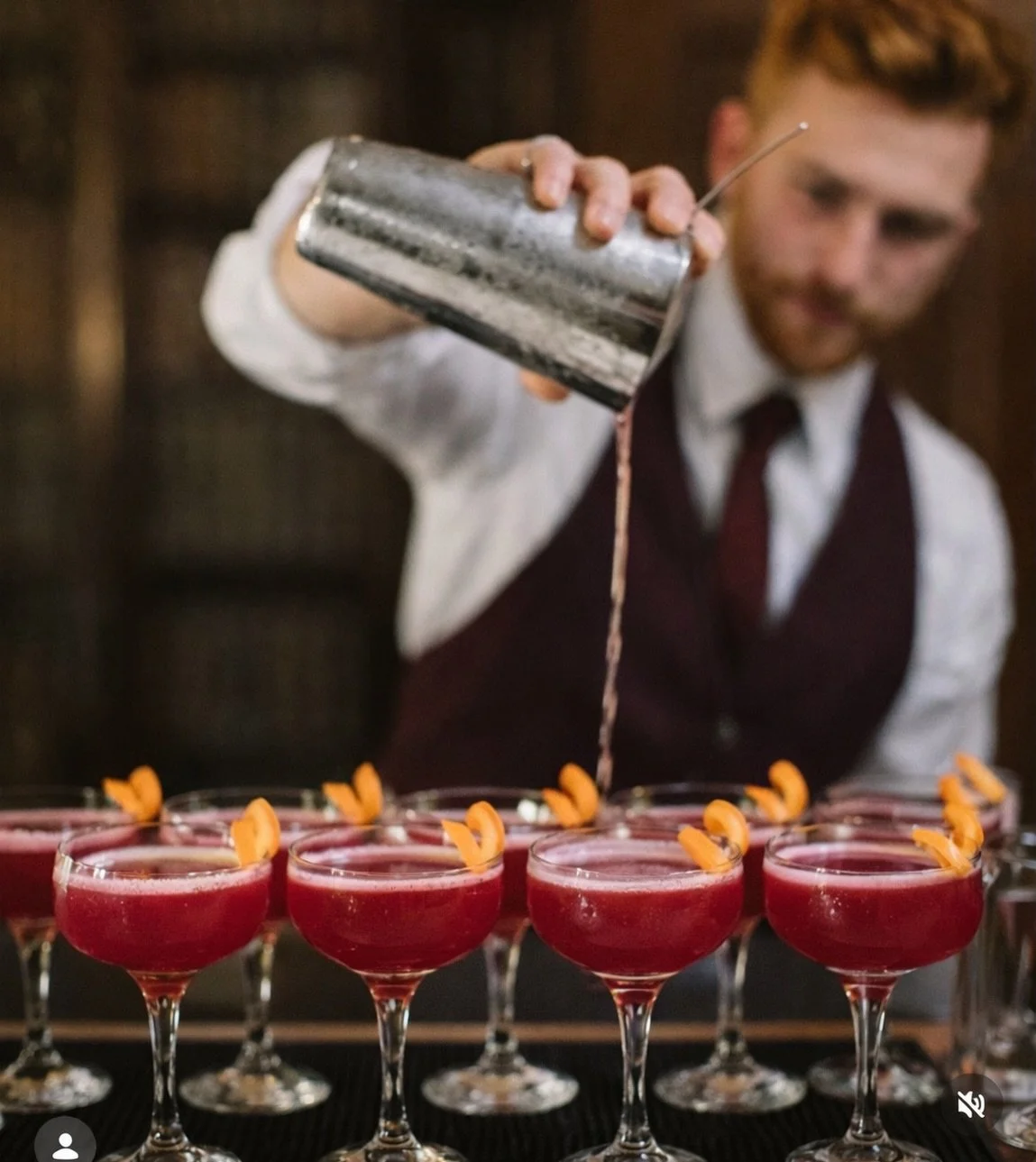 What a fantastic way to kick off the valentines weekend&hellip; congratulations to Steph and Mark who tied the knot on Saturday. 

Featuring their wedding cocktail of choice The Boulevardier, Popularly known as the &ldquo;French Negroni&rdquo;! Cheer