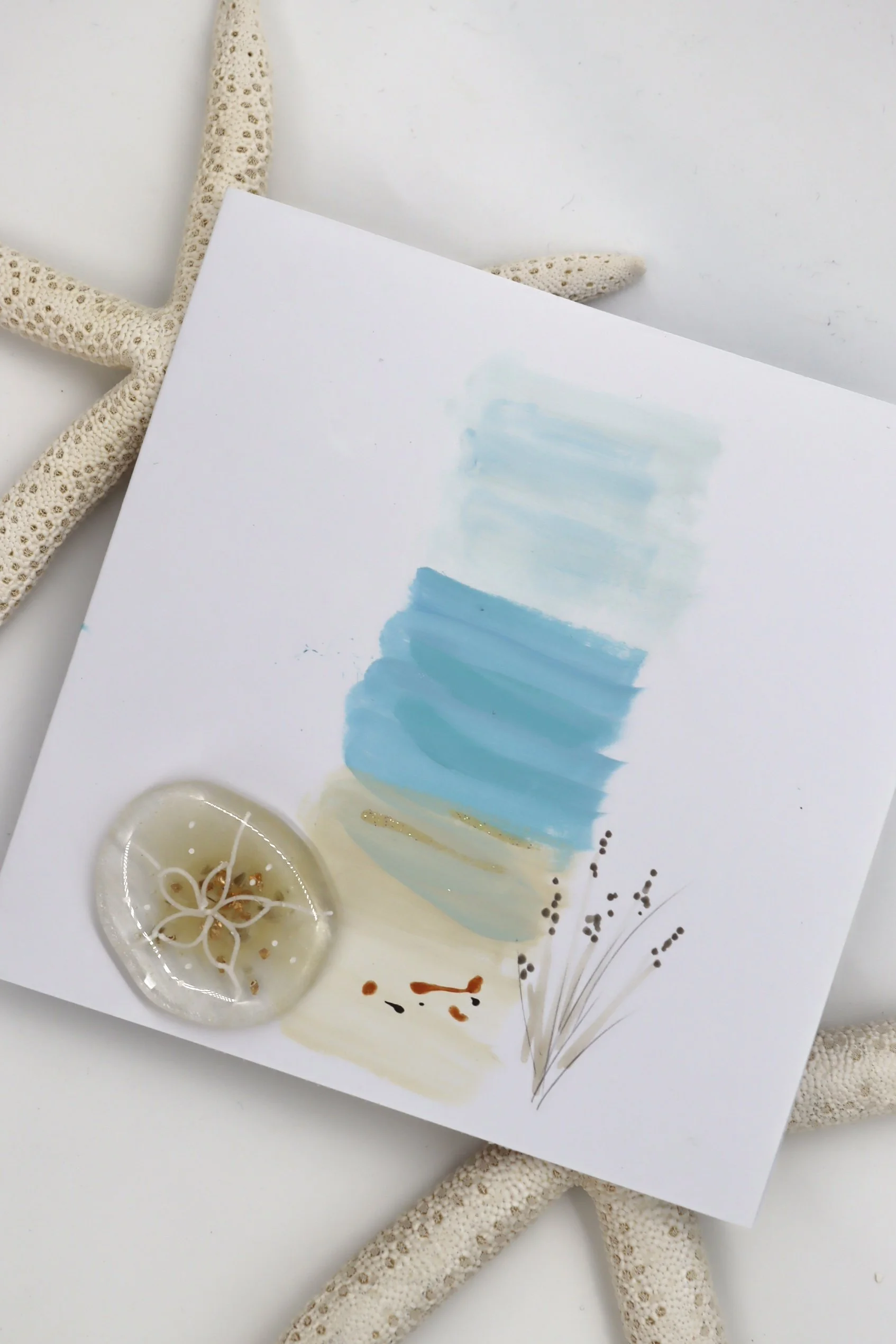 Sand Dollar Keepsake Card