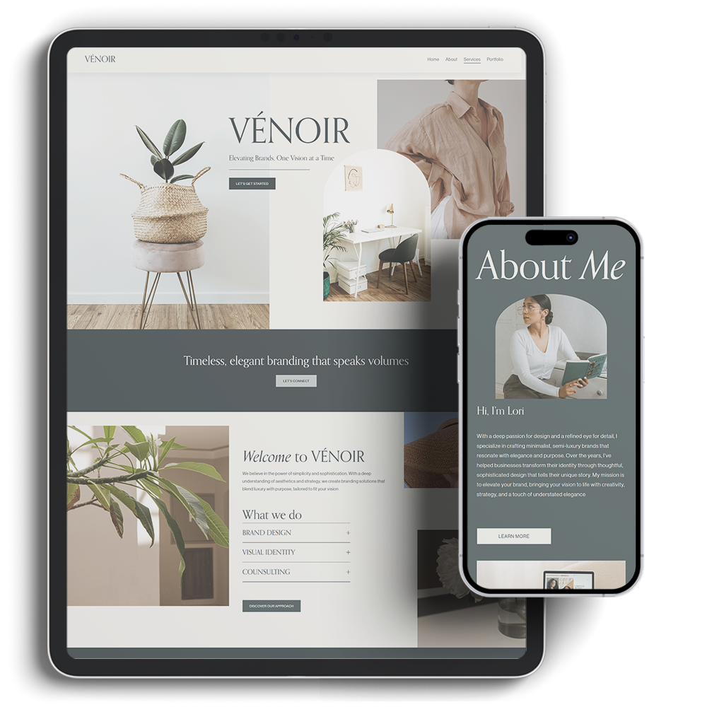 Venoir Website Template