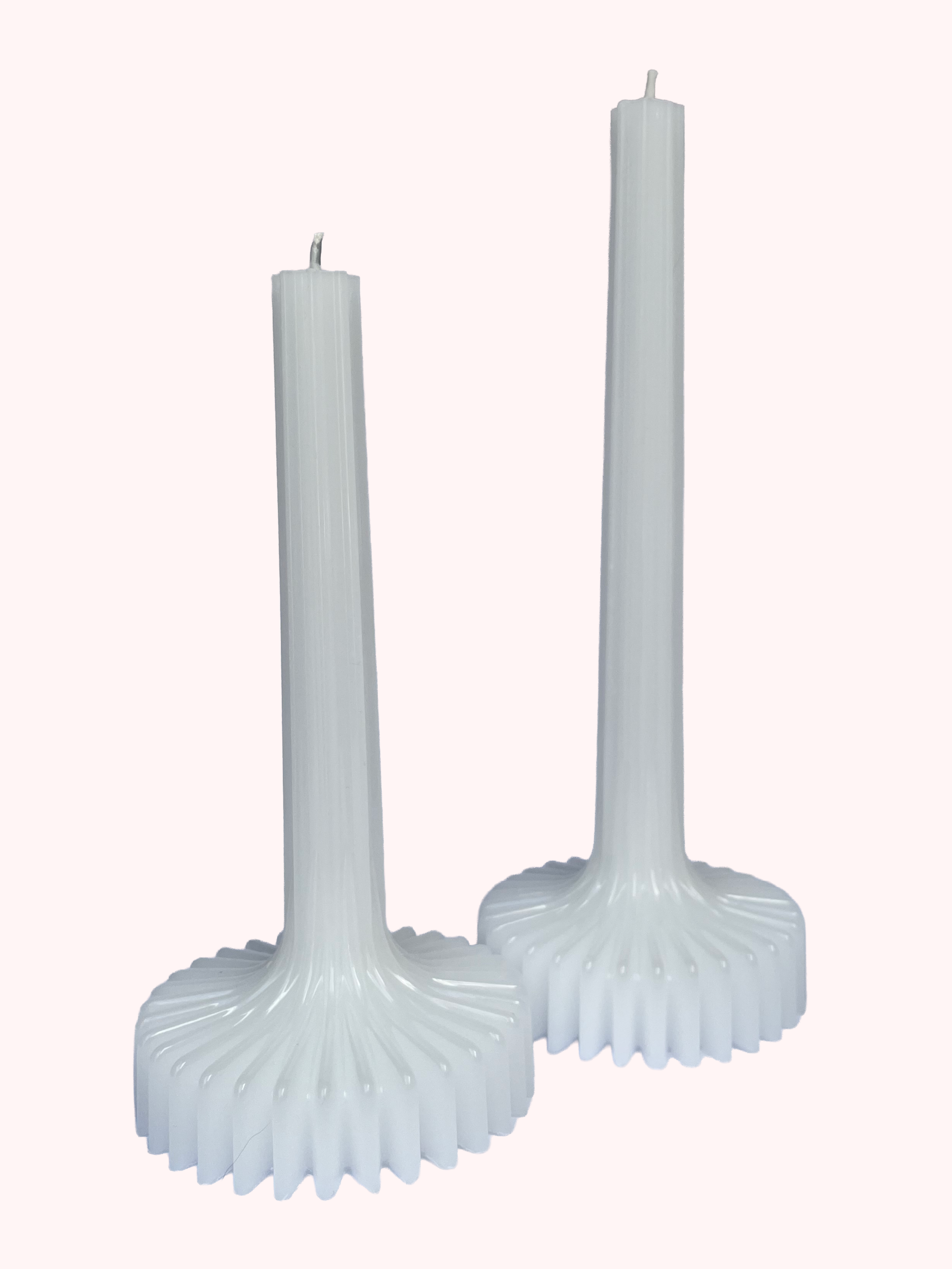 White taper candles