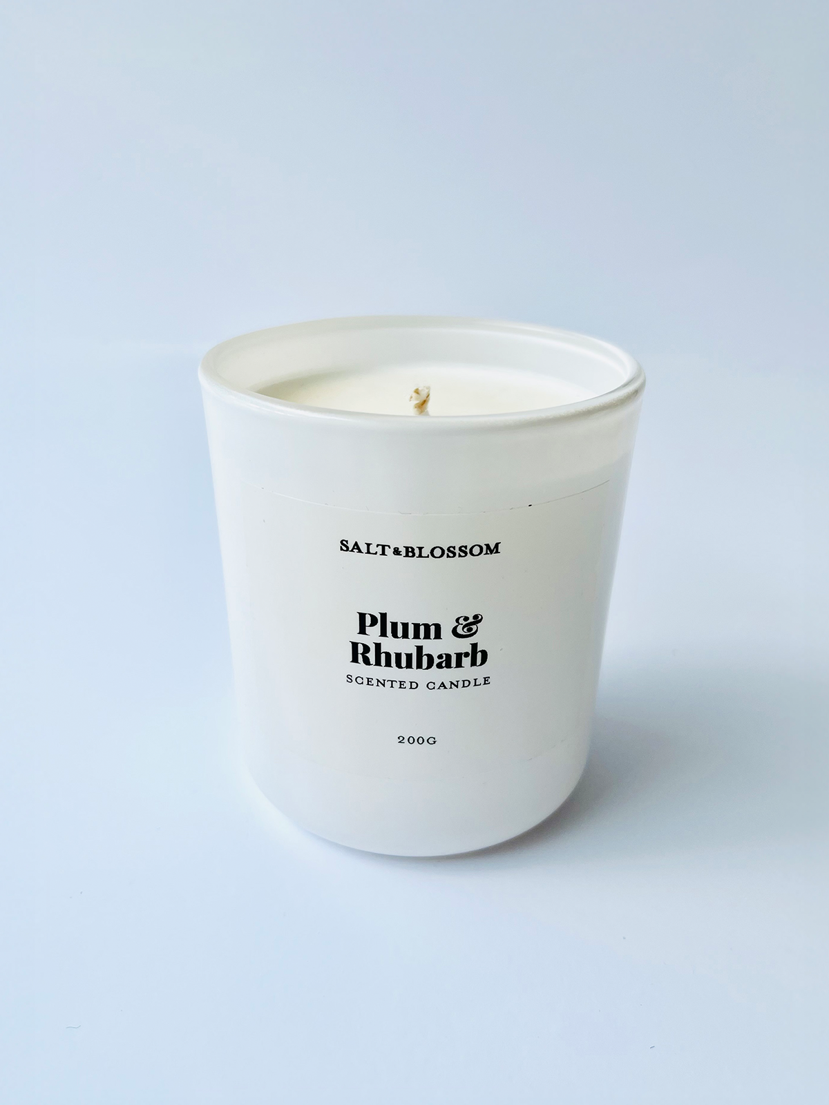 Plum & Rhubarb Scented Candle