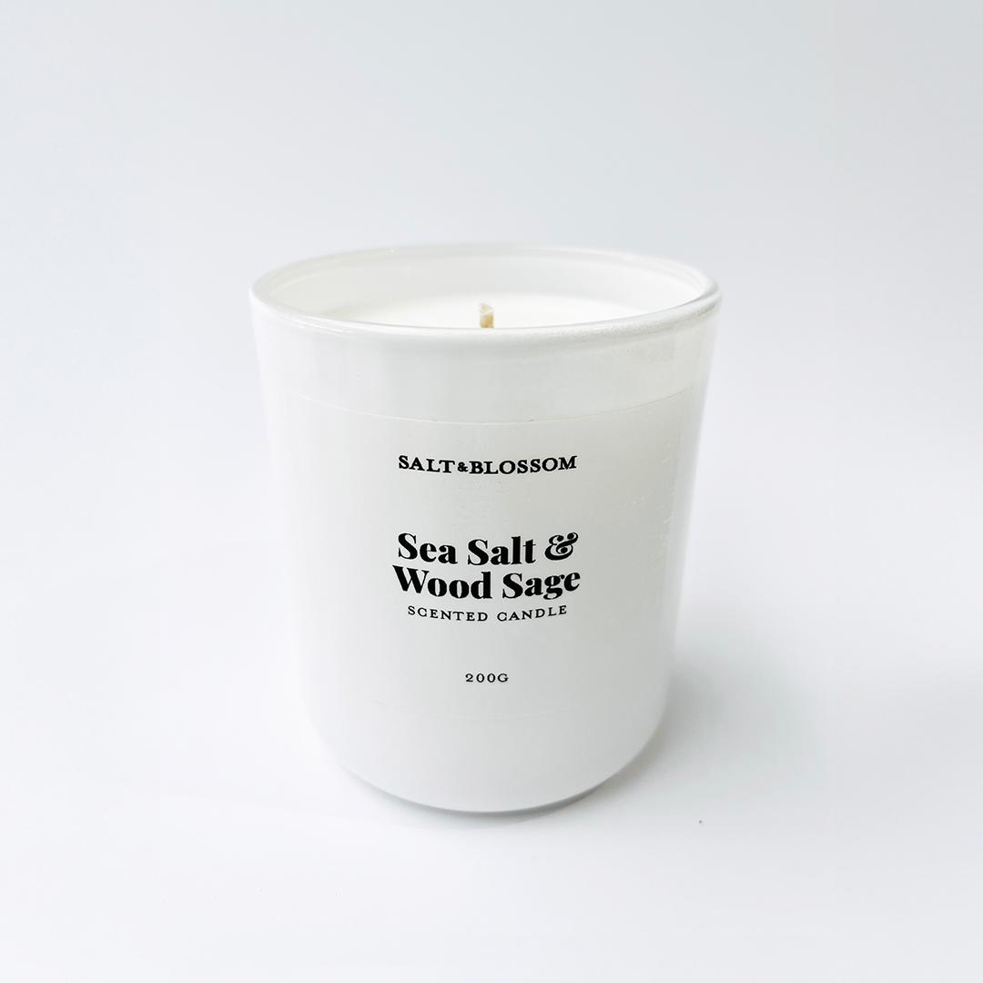 Sea Salt & Wood Sage candle
