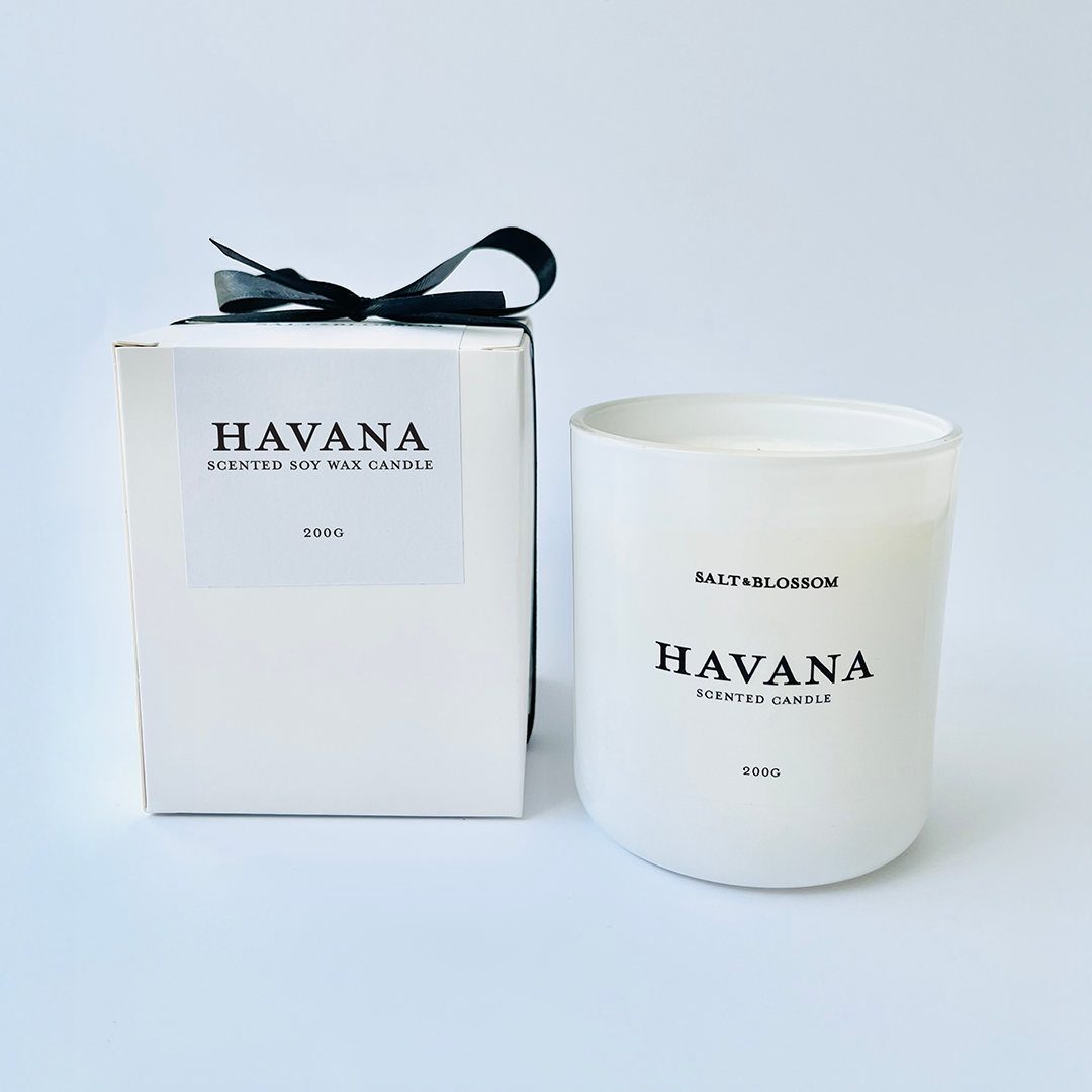 Havana Soy Wax Candle - Tobacco & Leather