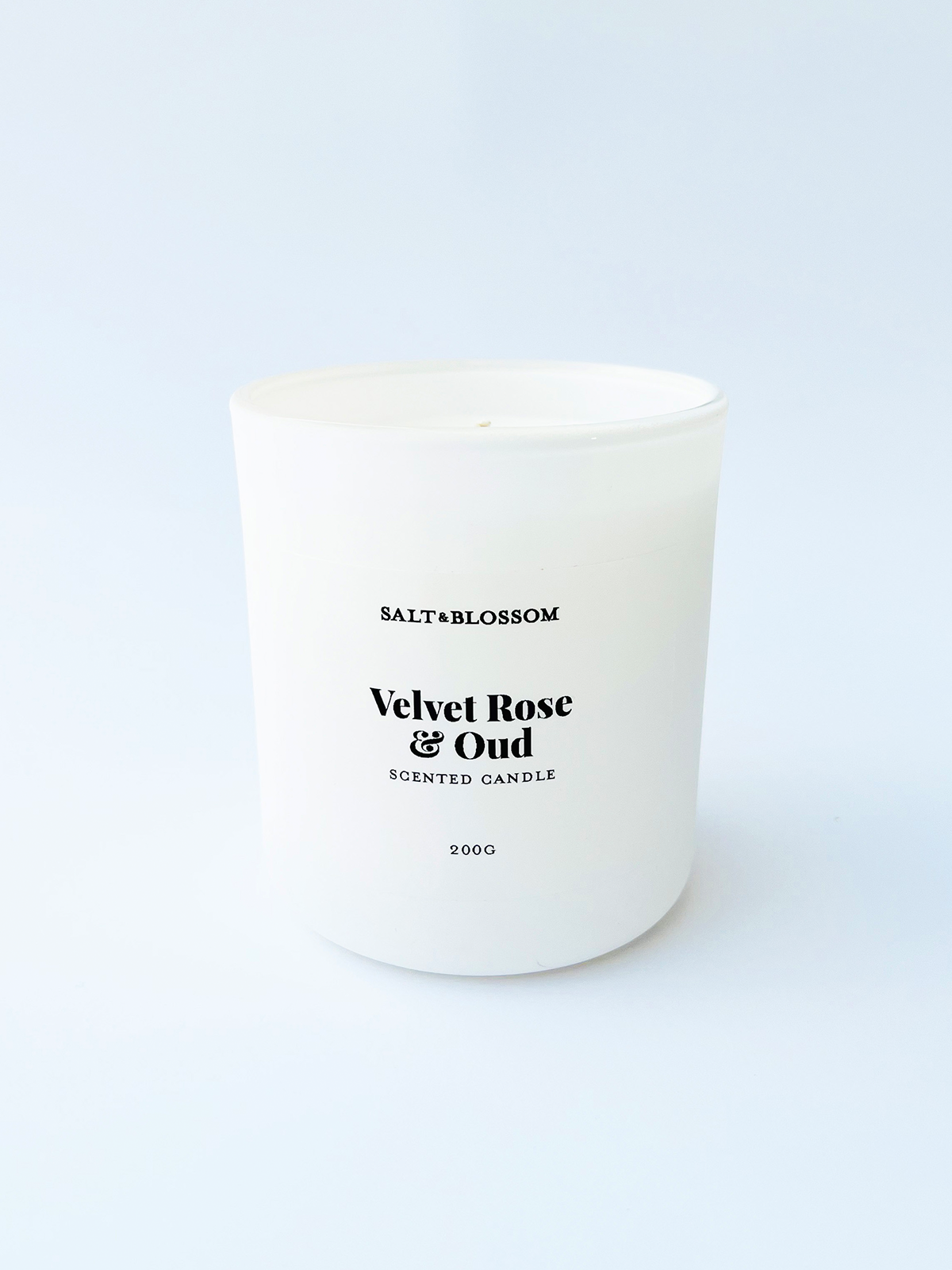 Velvet Rose and Oud scented candle