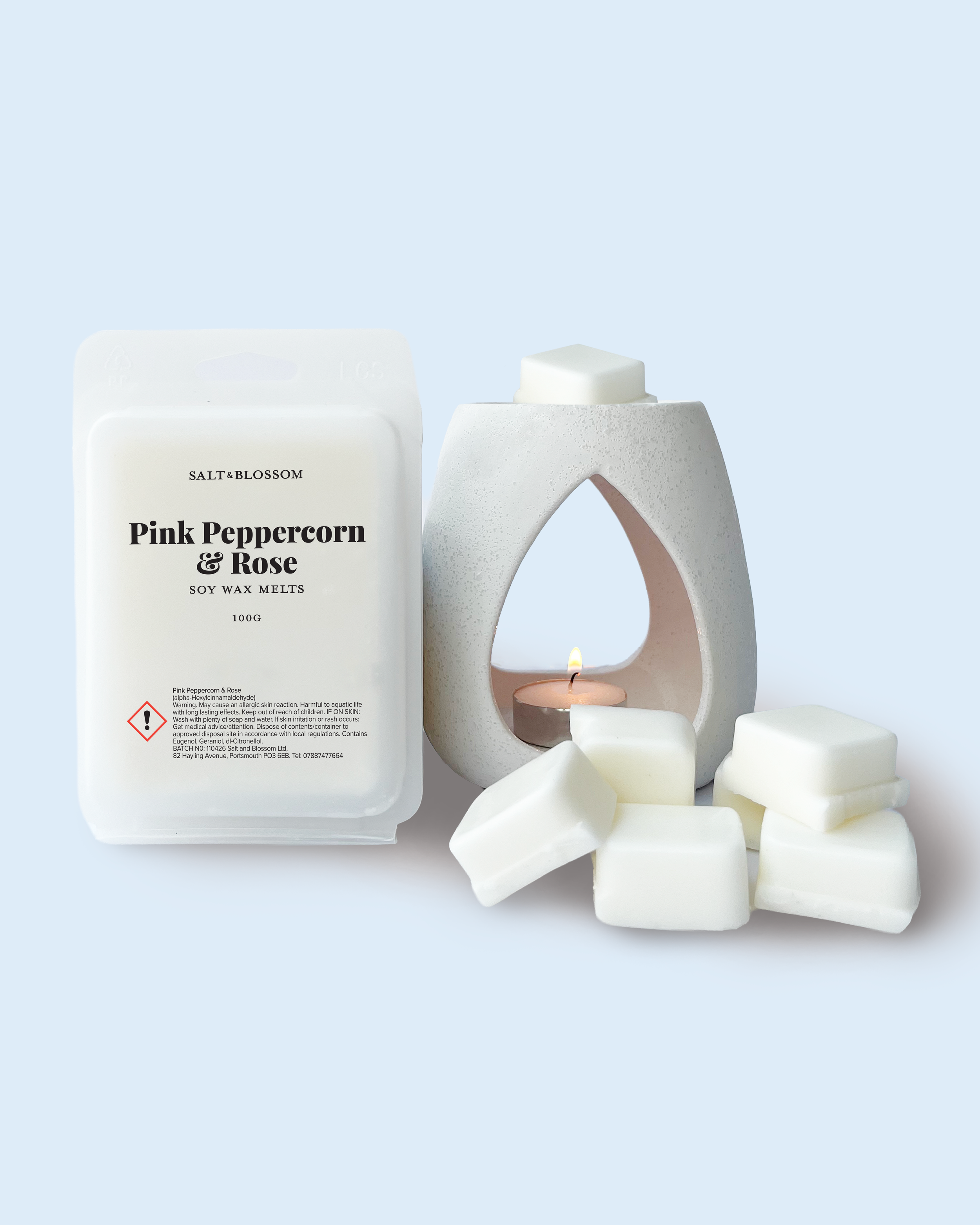 Pink Peppercorn and Rose  Wax Melts