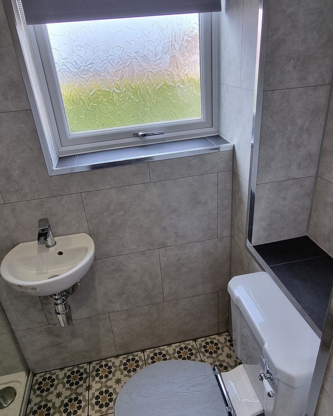 Completed bathroom refurbishment in whickham. Squeezing the most out of the space