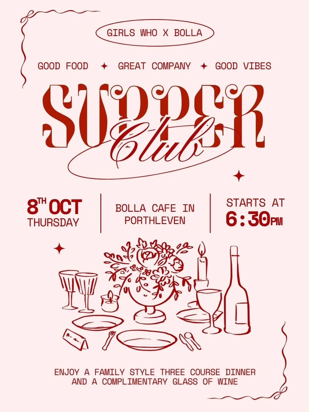 Girls Who x Bolla Supper Club